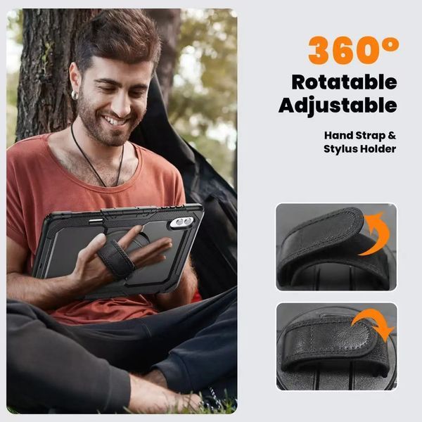 PC + TPU чохол Armor Cover Tablet на планшет Samsung Galaxy Tab S11 Ultra (14.6") / чорний 101141 фото