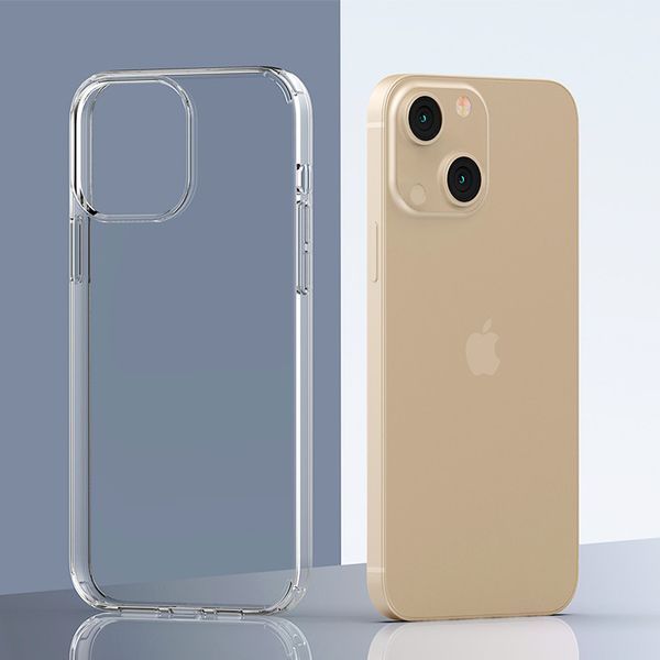 Ультратонкий чехол для iPhone 13 mini прозрачный (на айфон 13 мини) 084199 фото