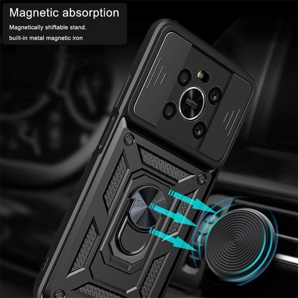 PC + TPU чехол Camshield armor для Honor Magic 4 Lite / синий 89469 фото
