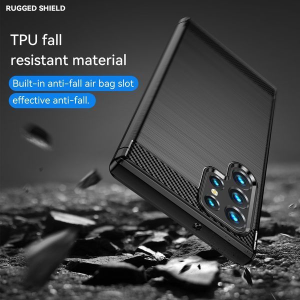TPU чохол накладка Urban для Samsung Galaxy S22 Ultra / чорний 088358 фото