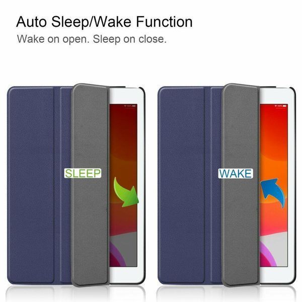 Шкіряний чохол книжка Crazy Horse для iPad Air 3 10.5" (2019) / синій 094180 фото