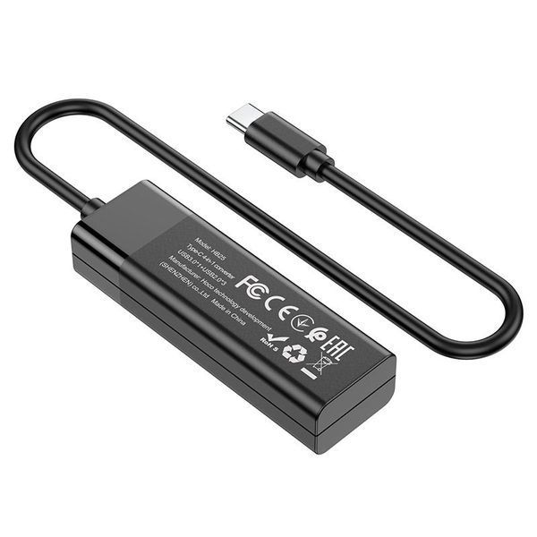 HUB переходник Hoco HB25 Easy mix 4in1 (Type-C to USB3.0+USB2.0*3) 87095 фото