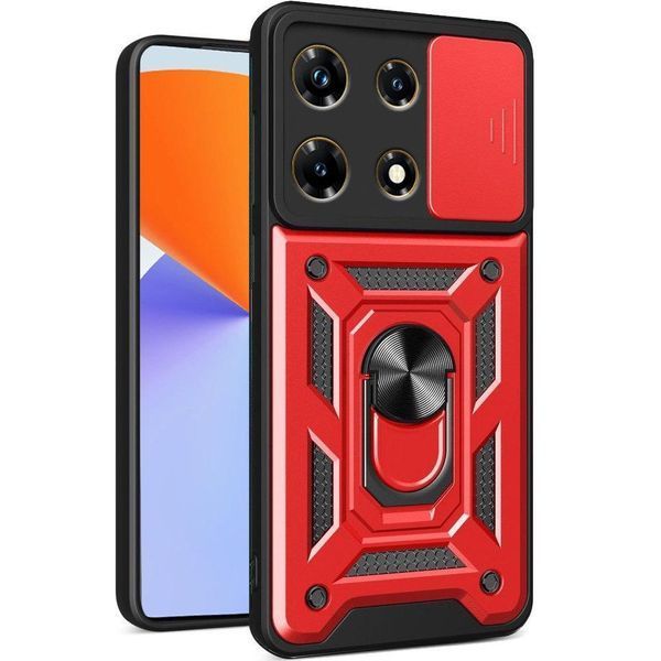 PC + TPU чохол Camshield armor для Infinix Note 30 Pro / червоний 092028 фото