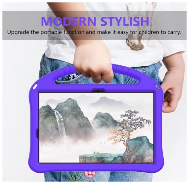 Чохол New Kids Case на Samsung Galaxy Tab S9 FE 10.9" (фіолетовий) 200080 фото