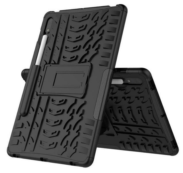 PC + TPU чехол Armor на планшет Samsung Galaxy Tab S9 Plus (12.4") / черный 201345 фото