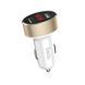Автомобільна зарядка Hoco Z26 Charger Digital Display A 2.1 2USB (чорний білий) 16441 фото 4