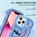 Чехол резиновый Lilo & Stitch case на iPhone 12 Pro Max / голубой 099353 фото 3