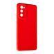 TPU чехол Smitt накладка бампер для Samsung Galaxy S20 FE красный 088817 фото 1