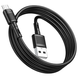 Hoco X83 Star Micro USB Cable Supports (2.4A 1m) чорний 86947 фото 2