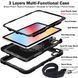 PC + TPU чехол Carbon Armor Cover Tablet на Apple iPad 10.9" (2022) черный 095974 фото 2