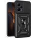 PC + TPU чохол Camshield armor для Xiaomi Redmi Note 12 Turbo / чорний 091371 фото 2