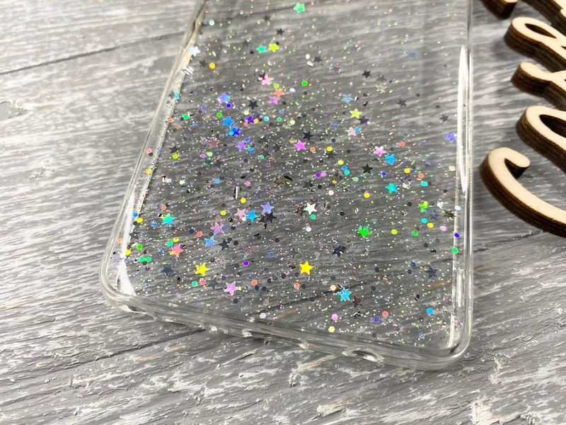 TPU чехол Star Glitter для Samsung Galaxy Note 10 Lite прозрачный 83141 фото