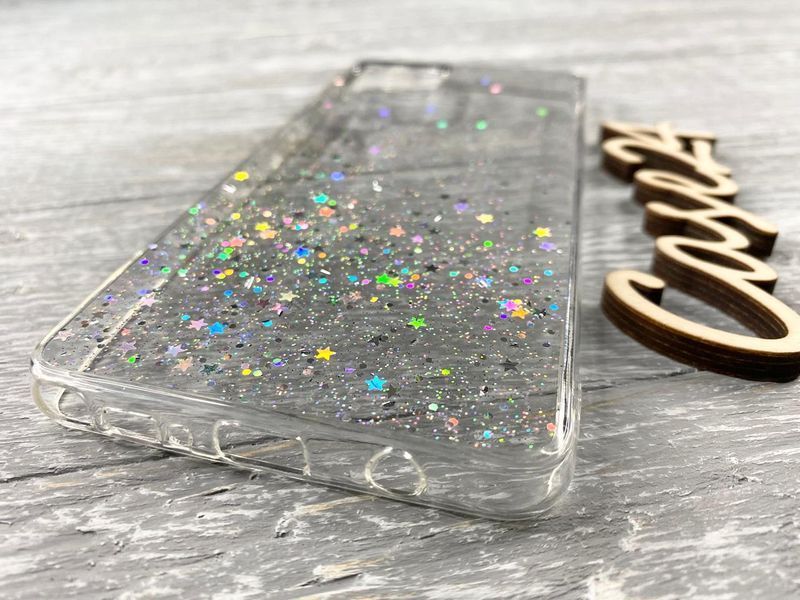 TPU чехол Star Glitter для Samsung Galaxy Note 10 Lite прозрачный 83141 фото