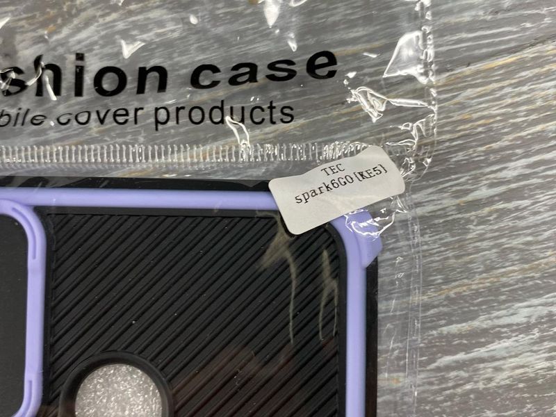 TPU чохол накладка Shock Matte Case для Tecno Spark 6 Go (2 кольори) 083940 фото