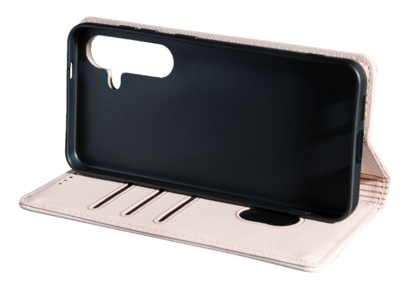 Чохол книжка Deluxe на Samsung Galaxy S25 FE / золотистий 203956 фото