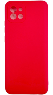 TPU чохол Smitt накладка бампер для Samsung Galaxy A03 2022 (на самсунг а03) червоний 085140 фото