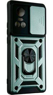 PC + TPU чехол Camshield armor на Oppo Reno 10 зеленый 095738 фото