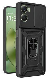 PC + TPU чехол Camshield Armor для Motorola G06 Power / черный 204374 фото