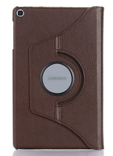 Кожаный чехол книжка 360 для Samsung Galaxy Tab S6 Lite (10.4") / коричневый 089972 фото