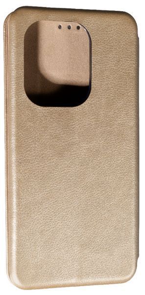 Шкіряний чохол книжка New Book case на Xiaomi Redmi Note 13 Pro (4G) / золотистий 096007 фото