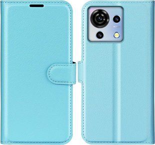 Чохол книжка Lichee для ZTE Blade V50 Vita блакитний 094924 фото