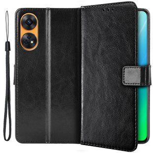 Чехол книжка Book case для OPPO A78 4G (CPH2565) / черный 091272 фото