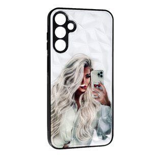 Чехол накладка Prisma Ladies для Samsung Galaxy A15 Girl with Phone 096152 фото