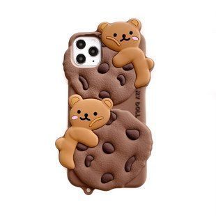 Чохол гумовий Cookie на iPhone 11 / коричневий 098154 фото