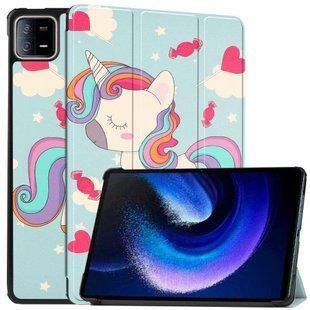 Чехол книжка Crazy Horse на Xiaomi Mi Pad 6 (11") / пони 093887 фото