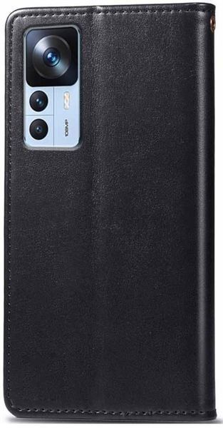 Чохол-книжка Galant для Xiaomi 12T (на саомі 12т) чорний 087398 фото