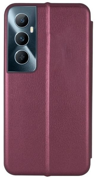 Чохол книжка Elegant book для Realme C65 (4G) / бордовий 202377 фото