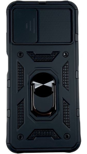 PC + TPU чехол Camshield armor для Poco M5 (на поко м5) черный 087096 фото