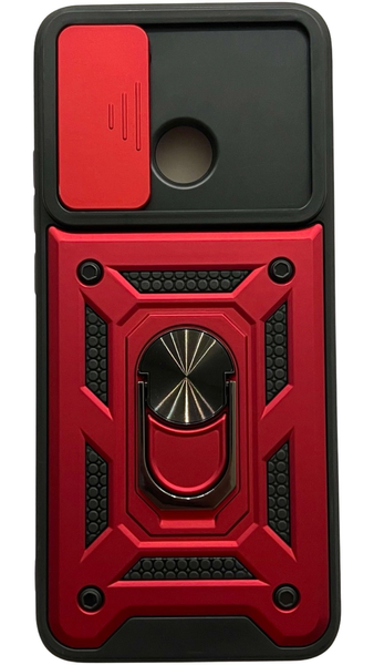 PC + TPU чохол Camshield armor на Poco C40 / червоний 086149 фото