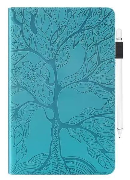 Чохол книжка Wood Book на планшет Poco Pad M1 (12.1") / блакитний 100915 фото