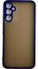 TPU чохол накладка Matte Color Case для Samsung Galaxy A34 синій 092479 фото 2