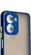 TPU чехол накладка Matte Color Case для Realme C33 синий 092629 фото 2