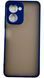 TPU чехол накладка Matte Color Case для Realme C33 синий 092629 фото 3