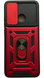 PC + TPU чохол Camshield armor на Poco C40 / червоний 086149 фото 4