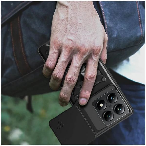 PC + TPU чохол Camshield Armor для Xiaomi 14T Pro / зелений 201952 фото