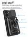 PC + TPU чехол Camshield armor для Realme C33 / серебристый 089419 фото 2