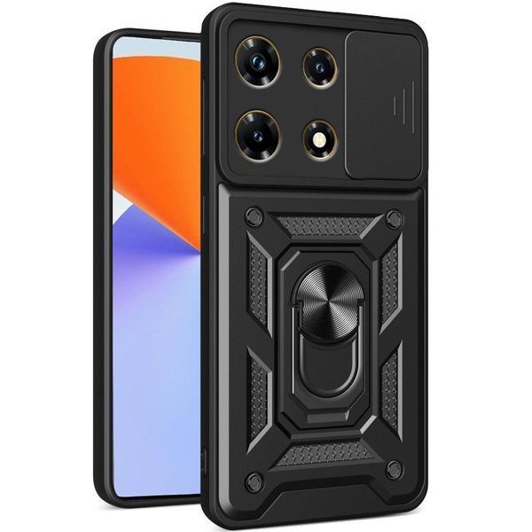 PC + TPU чехол Camshield Armor для Infinix Note 30 Pro / черный 092029 фото