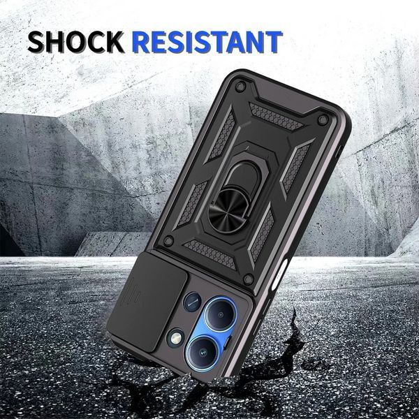 PC + TPU чохол Camshield Armor для Xiaomi Redmi 15C 4G EU (173 x 81 x 8.2 мм) / сріблястий 100330 фото