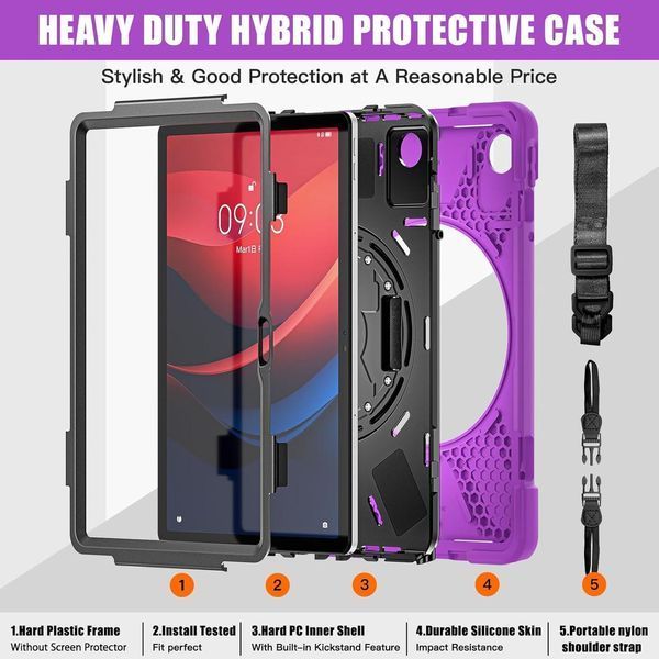 Чохол Carbon Armor Cross Tablet на планшет Lenovo Tab K11 2024 (11")/фіолетовий 097651 фото