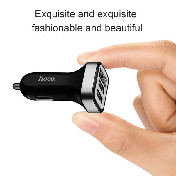 Автомобильная зарядка HOCO Z3 на 2USB (3.1A) (2 цвета) 51125 фото