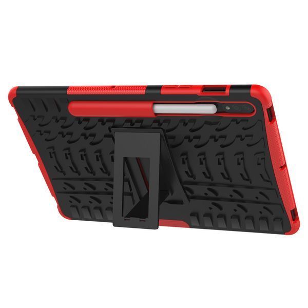 PC + TPU чохол Armor на Samsung Galaxy Tab S8 Plus / S7 FE 12.4 червоний 090821 фото