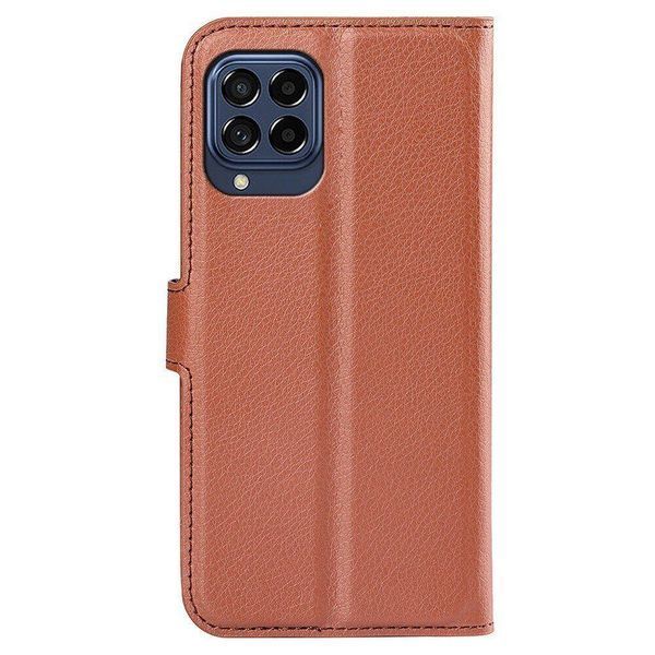 Чохол книжка Lichee для Samsung Galaxy M33 коричневий 089871 фото