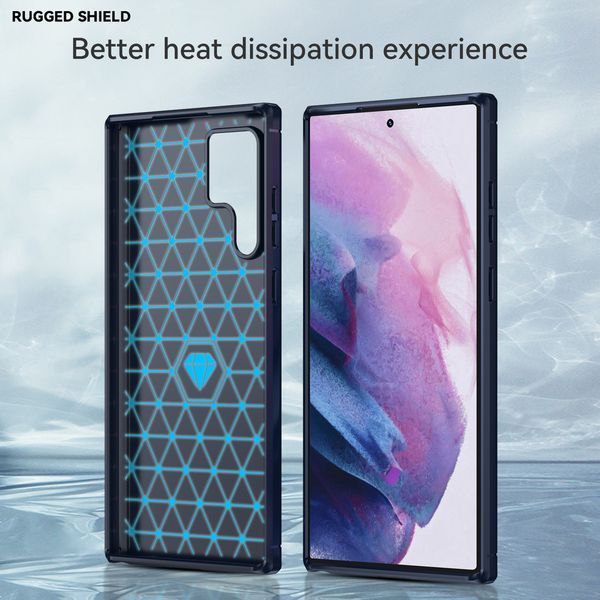 TPU чехол накладка Urban для Samsung Galaxy S22 / синий 088359 фото