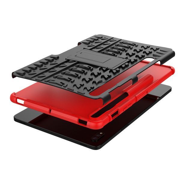PC + TPU чохол Armor на Samsung Galaxy Tab S8 Plus / S7 FE 12.4 червоний 090821 фото