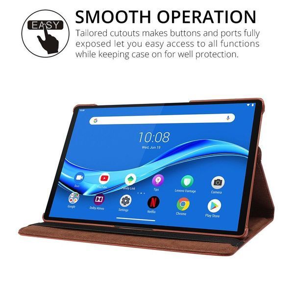 Шкіряний чохол-книжка 360 для Lenovo Tab M10 Plus (3rd Gen) 10.61" / синій 091122 фото