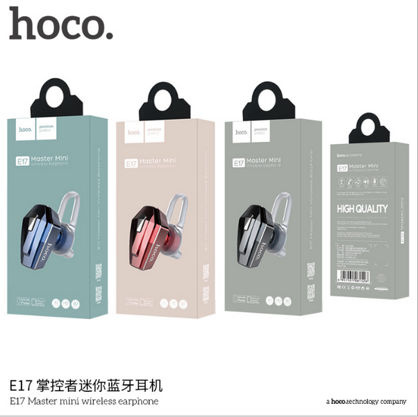 Bluetooth гарнитура HOCO E17 (2 цвета) 51110 фото